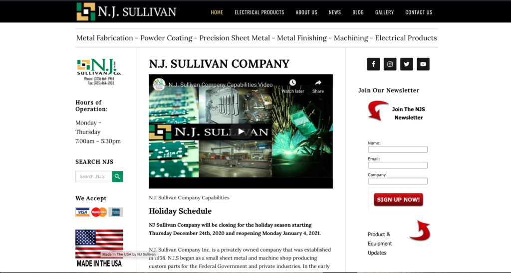 NJ Sullivan Company